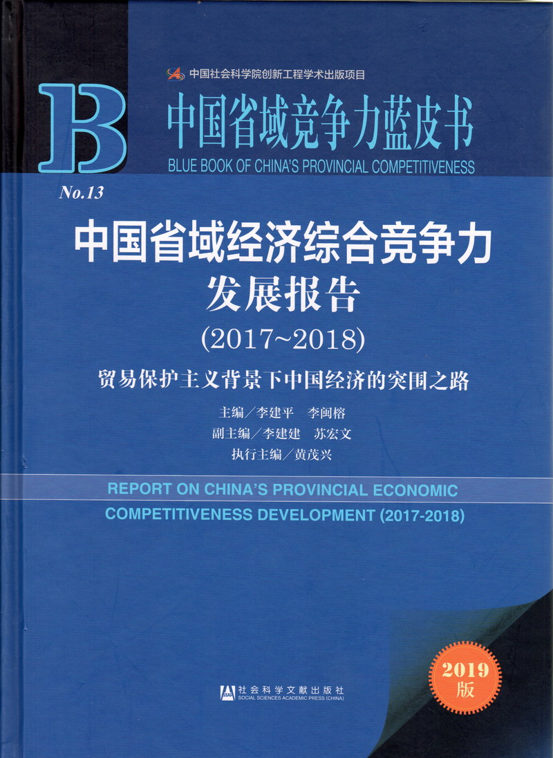 操逼在线顶级中国省域经济综合竞争力发展报告（2017-2018）